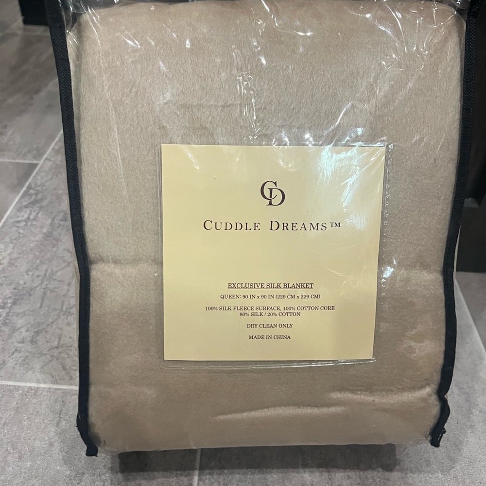 Tan Silk Blanket